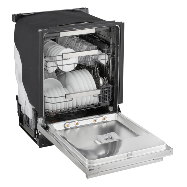 Smart FlushFit™ Top Control Dishwasher with 1-Hour Wash & Dry, QuadWash® Pro, TrueSteam® and Dynamic Heat Dry™ w/AutoVent Dry™ LDNTH753S