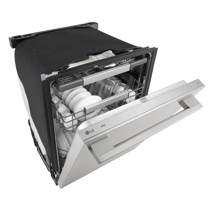 Smart FlushFit™ Top Control Dishwasher with 1-Hour Wash & Dry, QuadWash® Pro, TrueSteam® and Dynamic Heat Dry™ w/AutoVent Dry™ LDNTH753S