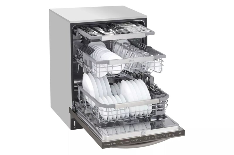 Top Control Smart wi-fi Enabled Dishwasher with QuadWash™ and TrueSteam® LDT7808BD