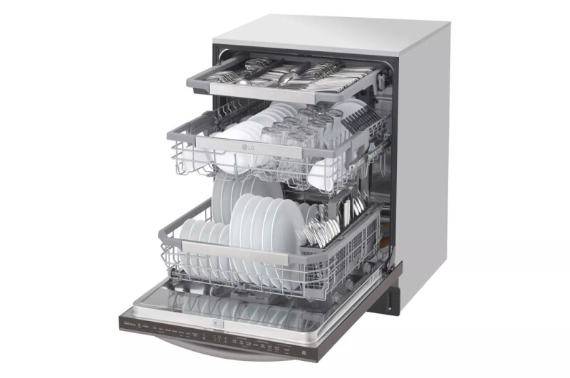 Top Control Smart wi-fi Enabled Dishwasher with QuadWash™ and TrueSteam® LDT7808BD