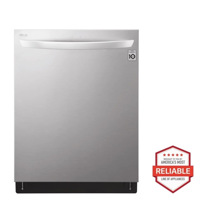 Top Control Smart wi-fi Enabled Dishwasher with QuadWash™ and TrueSteam® LDT7808BD