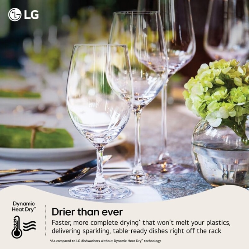 Top-Control Dishwasher with 1-Hour Wash & Dry, QuadWash® Pro, and Dynamic Heat Dry™ LDTH555NS