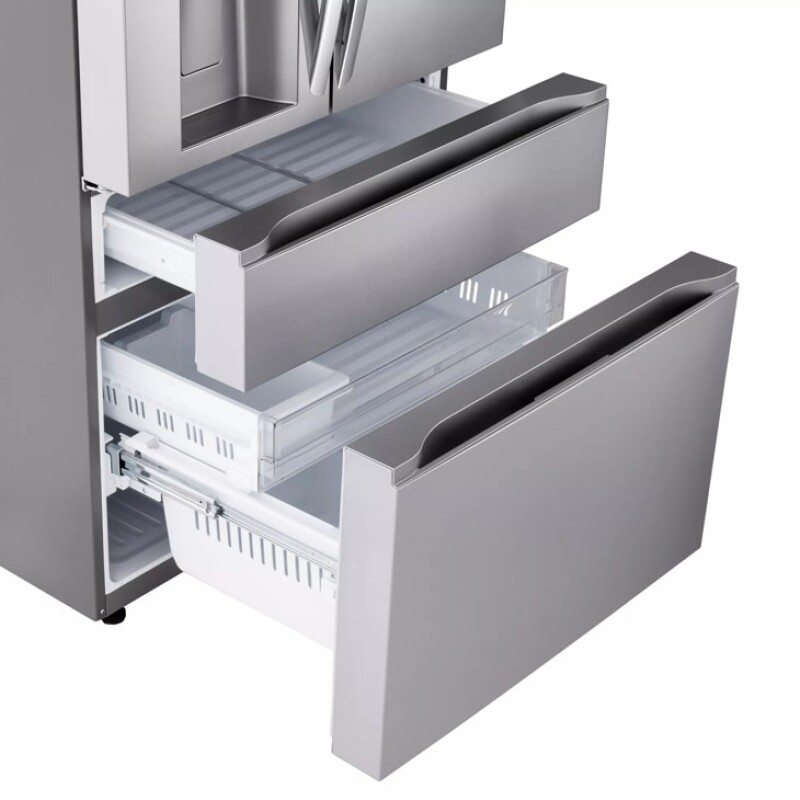 25 Cu. Ft. Smart Counter-depth Max™ 4-door French Door Refrigerator With Full-convert Drawer™ LF25G8330S