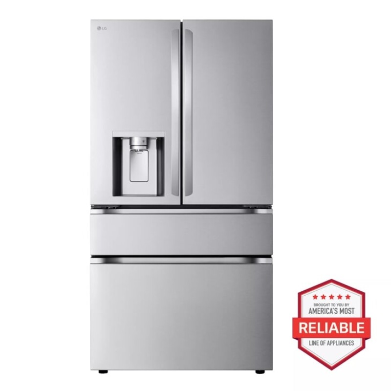 25 Cu. Ft. Smart Counter-depth Max™ 4-door French Door Refrigerator With Full-convert Drawer™ LF25G8330S