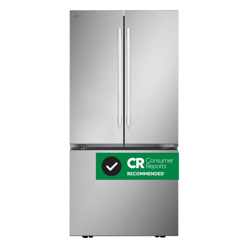 25 cu.ft. 3-Door French Door Refrigerator with Hybrid Handle Design LF25H6200S