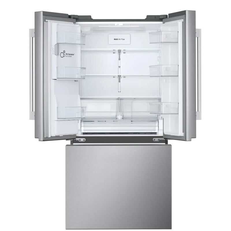 25 cu.ft. 3-Door French Door Refrigerator with Hybrid Handle Design and External Ice and Water Dispenser LF25H6330S
