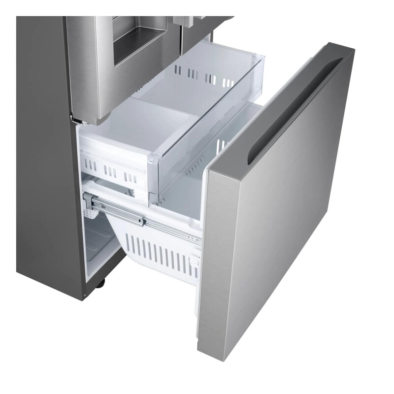 25 cu.ft. 3-Door French Door Refrigerator with Hybrid Handle Design and External Ice and Water Dispenser LF25H6330S