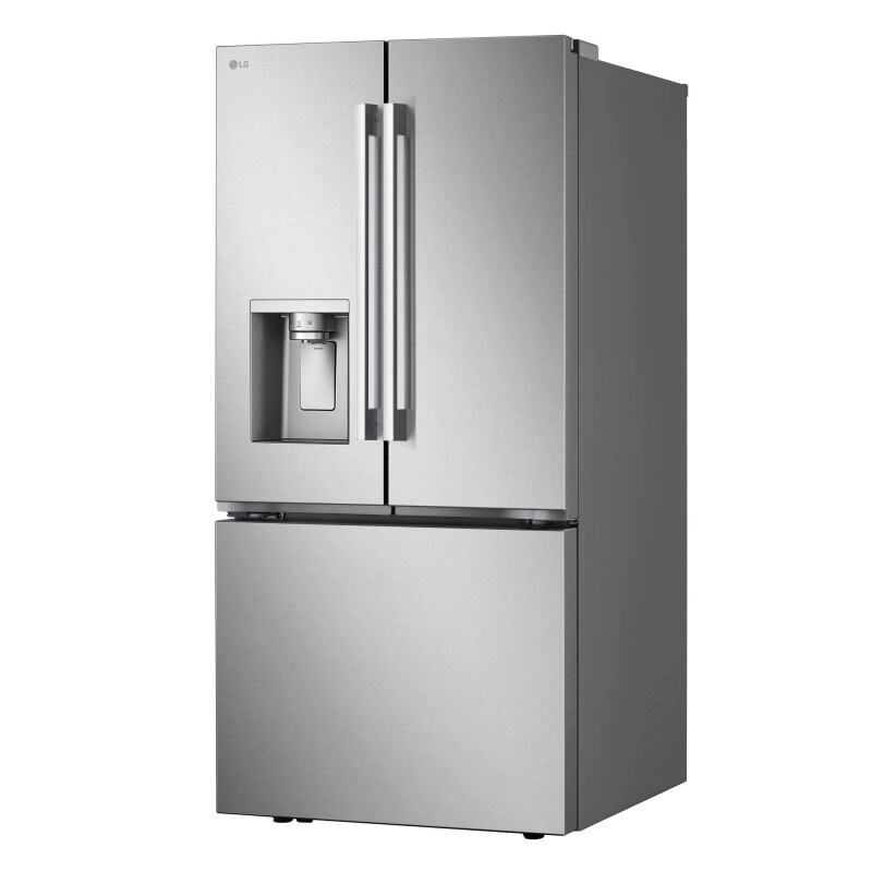 25 cu.ft. 3-Door French Door Refrigerator with Hybrid Handle Design and External Ice and Water Dispenser LF25H6330S