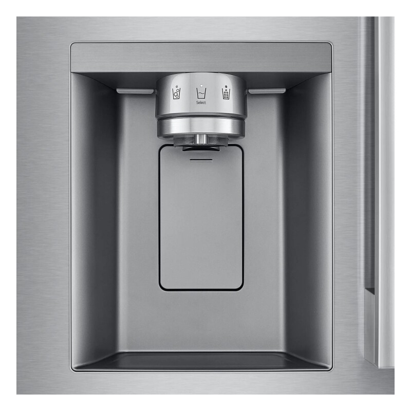 25 cu.ft. 3-Door French Door Refrigerator with Hybrid Handle Design and External Ice and Water Dispenser LF25H6330S