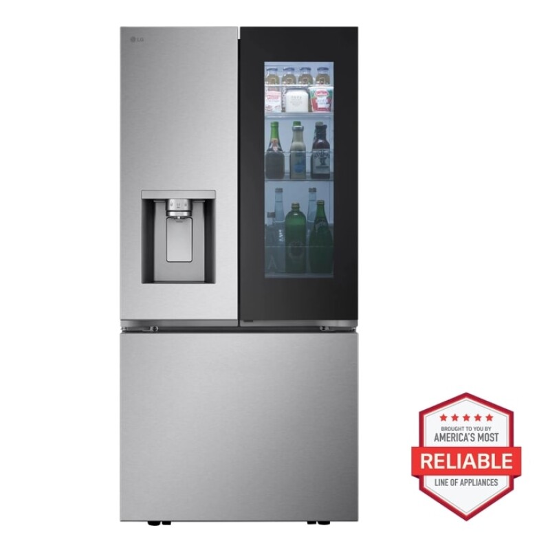 25 cu.ft. Smart French Door Refrigerator with Ice & Water Dispenser. LF25S6560S