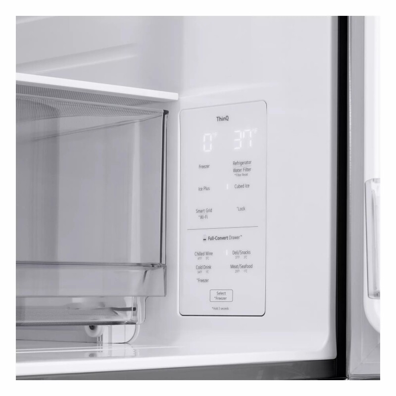 26 Cu. Ft. Counter-depth Max, 4-door French Door Refrigerator With Full-convert Drawer™ And Internal Water Dispenser LF26C8210S
