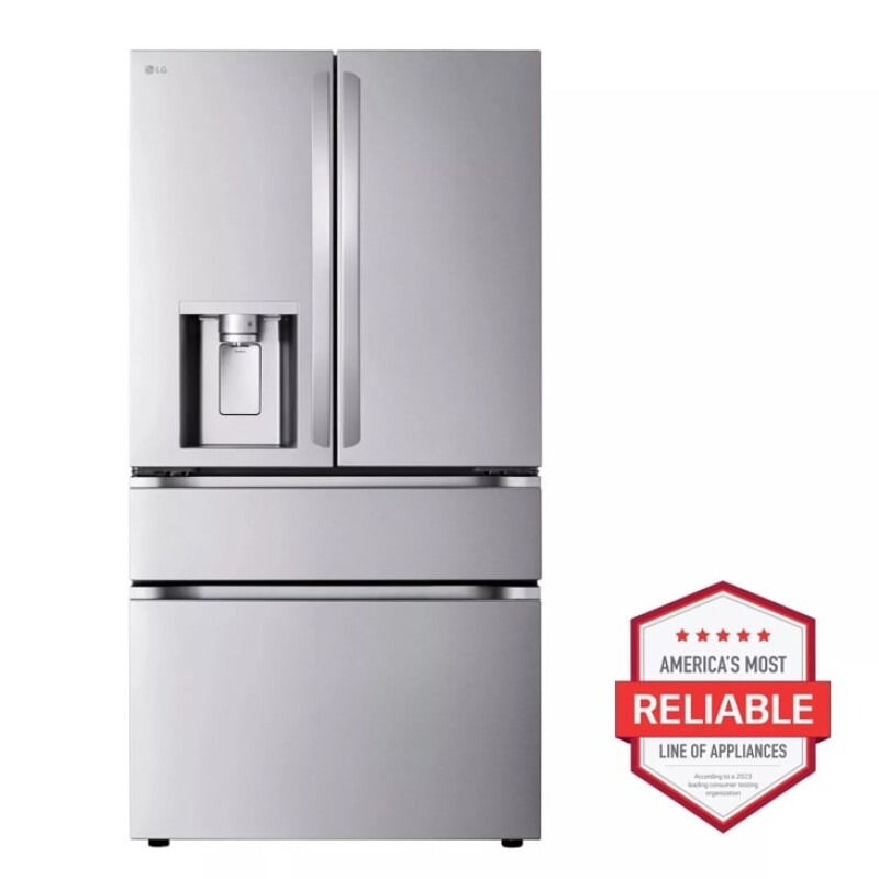 29 cu. ft. Smart Standard-Depth MAX™ 4-Door French Door Refrigerator with Full-Convert Drawer™ LF29H8330S