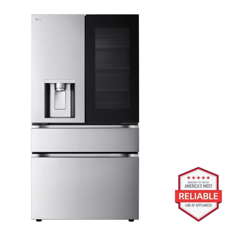 29 cu. ft. Smart InstaView® Standard-Depth MAX™ 4-Door French Door Refrigerator with Full-Convert Drawer™ LF29S8250S