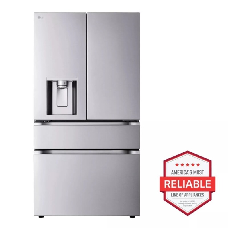 29 cu. ft. Smart Standard-Depth MAX™ 4-Door French Door Refrigerator with Full-Convert Drawer™ LF29S8330S