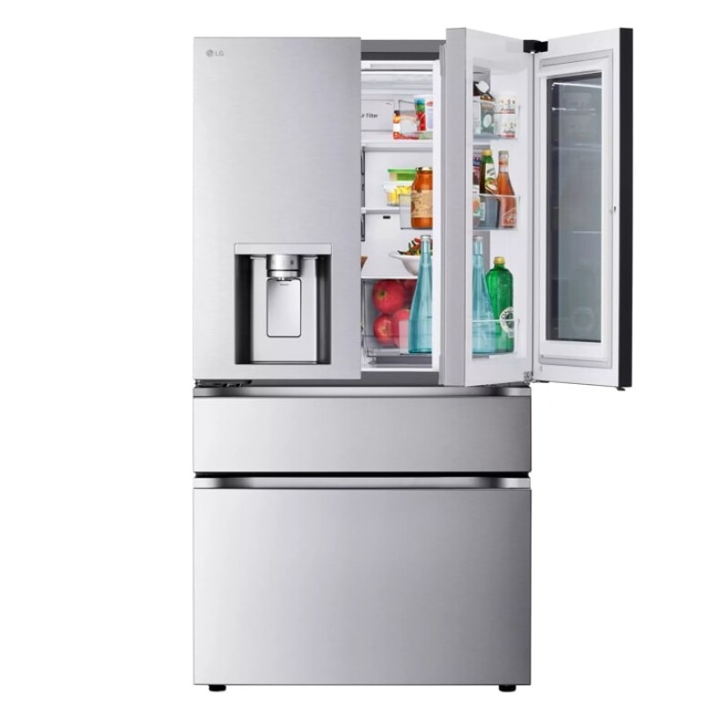 29 cu. ft. Smart InstaView® Door-in-Door® Standard-Depth MAX™ 4-Door French Door Refrigerator with MyColor™ LF29S8365S