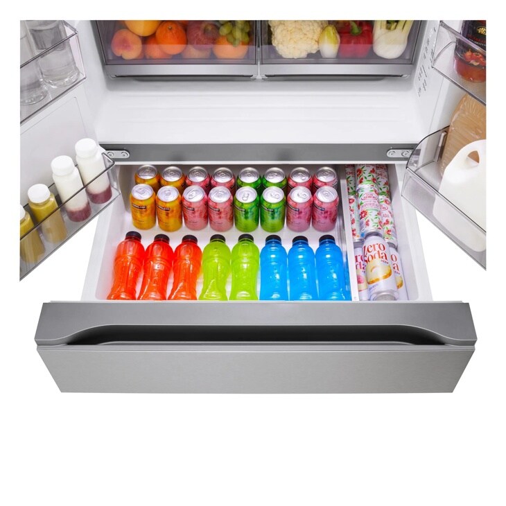 29 cu. ft. Standard-Depth MAX™ 4-Door French Door Refrigerator with Mini Craft Ice™ and Full-Convert Drawer™ LF29S9730S