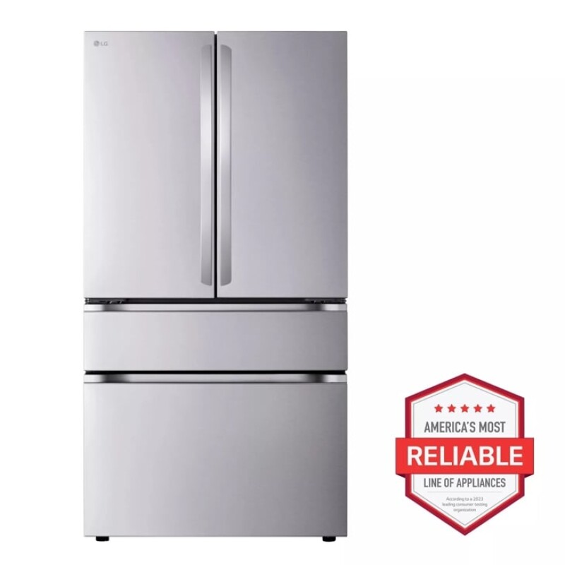 30 cu. ft. Smart Standard-Depth MAX™ 4-Door French Door Refrigerator with Full-Convert Drawer™ LF30H8210S