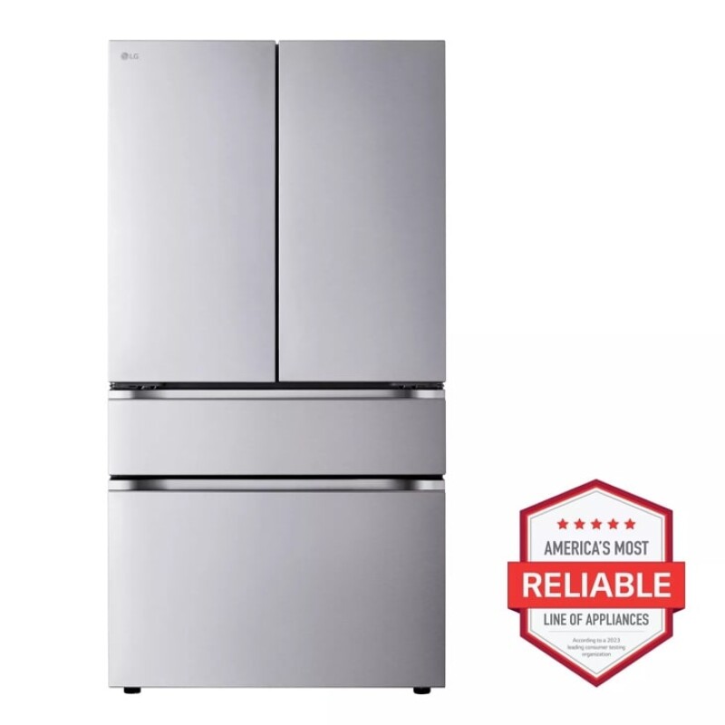 30 Cu. Ft. Smart Standard-depth Max™ 4-door French Door Refrigerator With Full-convert Drawer™ LF30S8210S
