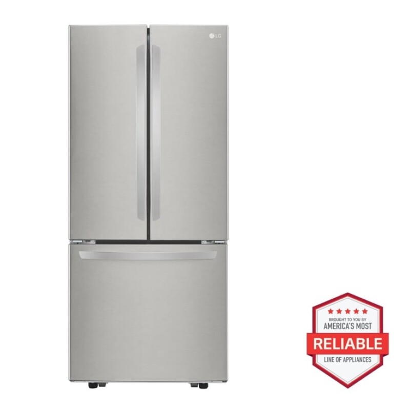 LG 22 cu. ft. French Door Refrigerator Stainless LFCS22520S Picture 1