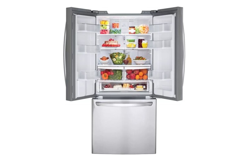 22 cu.ft. Capacity 3-Door French Door Refrigerator LFDS22520S LFDS22520S