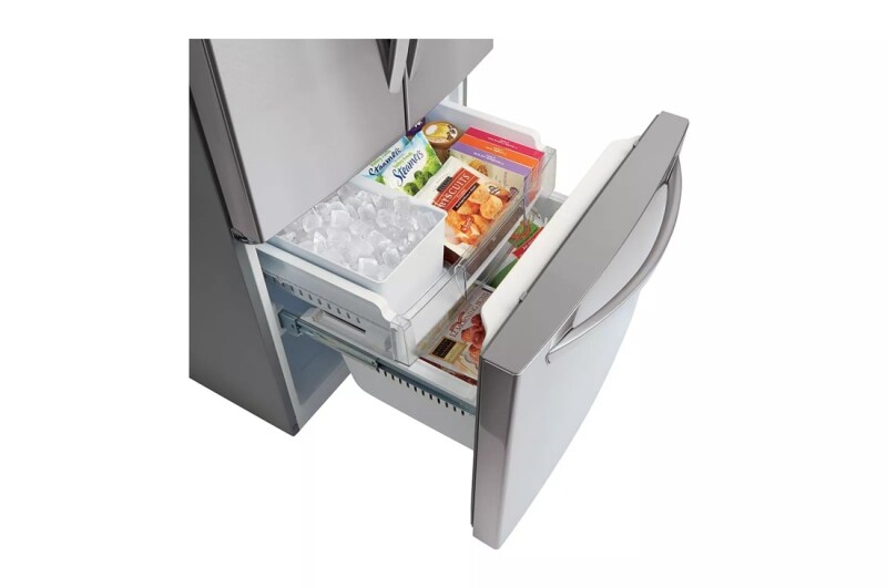 22 cu.ft. Capacity 3-Door French Door Refrigerator LFDS22520S LFDS22520S