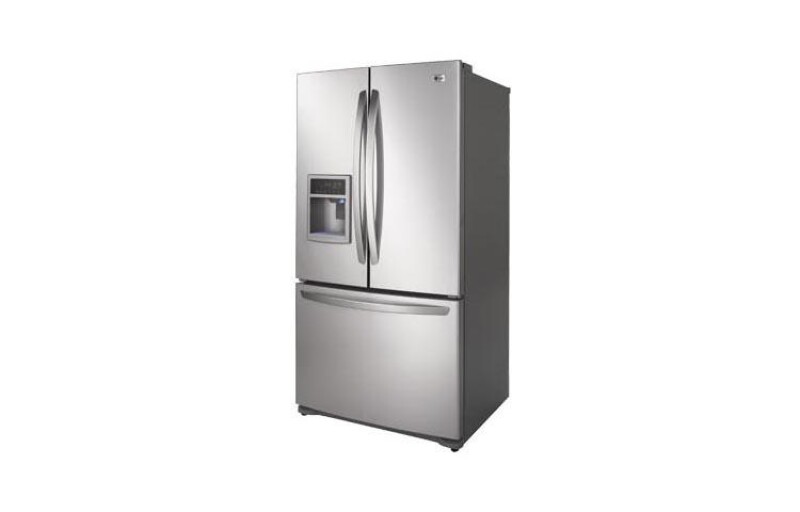 Large Capacity 3 Door French Door Refrigerator with Ice & Water Dispenser LFX25961AL