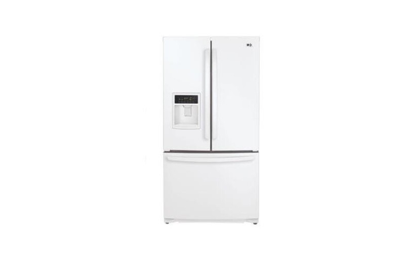 Large Capacity 3 Door French Door Refrigerator with Ice & Water Dispenser LFX25961SW