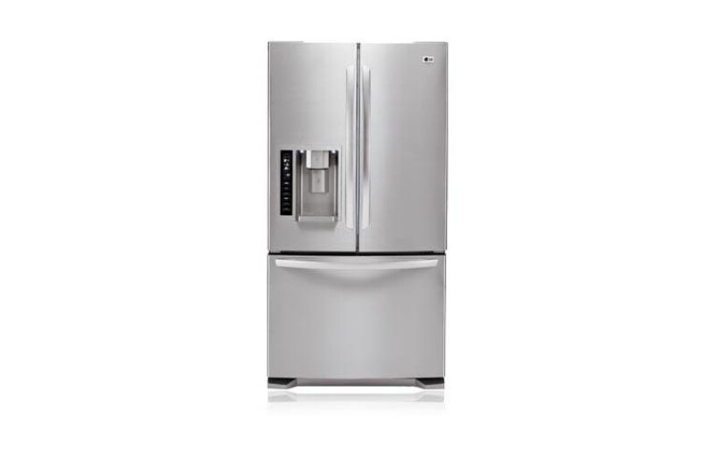 3-Door French Door Refrigerator with Ice and Water Dispenser (25 cu.ft.) LFX25971ST