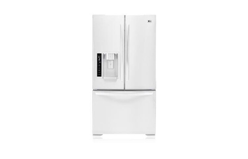 3-Door French Door Refrigerator with Ice and Water Dispenser (25 cu.ft.) LFX25971SW