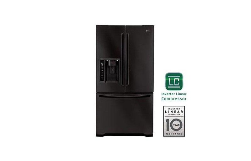 Ultra-Large Capacity 3 Door French Door Refrigerator with Dual Ice Makers LFX25973SB