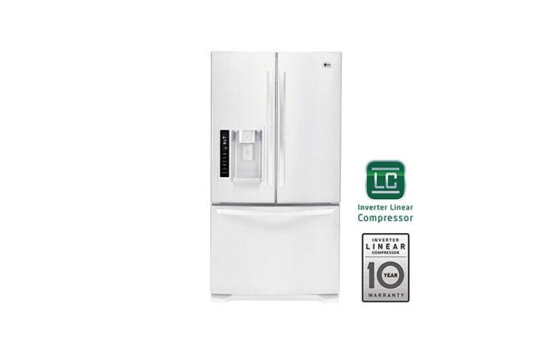 Ultra-Large Capacity 3 Door French Door Refrigerator with Dual Ice Makers LFX25973SW