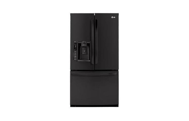 Large Capacity 3 Door French Door Refrigerator with Ice & Water Dispenser LFX25976SB
