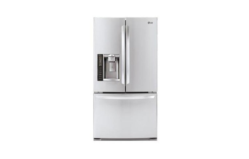 3-Door French Door Refrigerator with Ice and Water Dispenser LFX25976ST