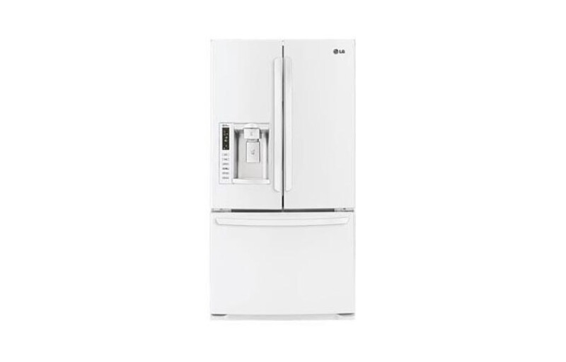 Large Capacity 3 Door French Door Refrigerator with Ice & Water Dispenser LFX25976SW