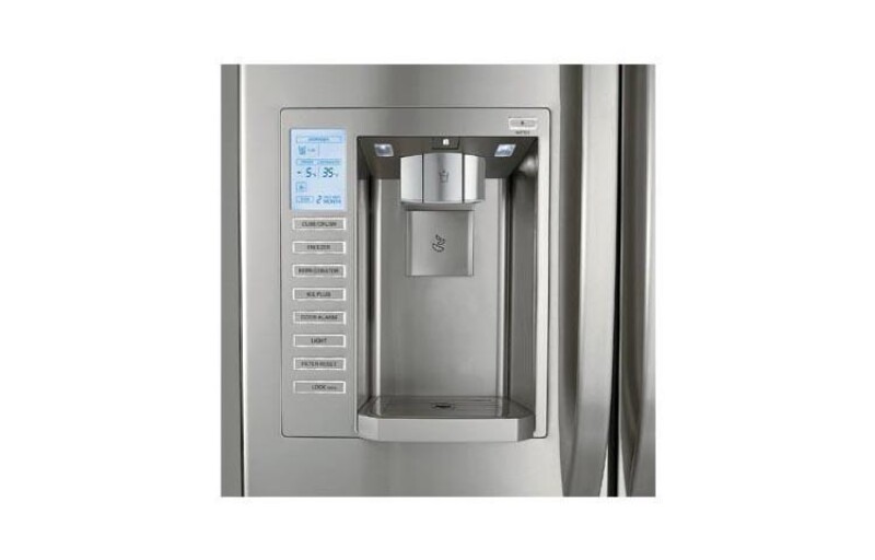 3-Door French Door Refrigerator with Ice and Water Dispenser (24.7 cu.ft.) LFX25980ST