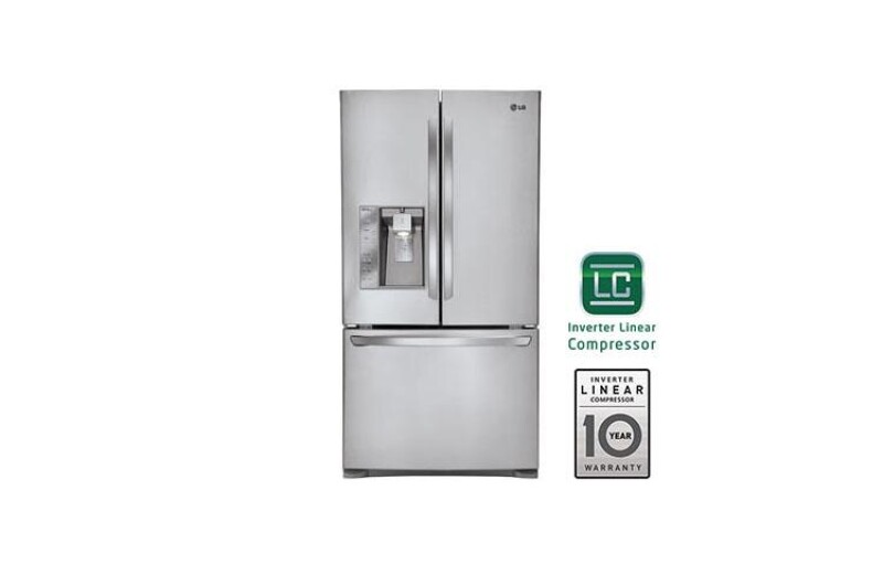 Ultra-Large Capacity Counter Depth 3 Door French Door Refrigerator with Smart Cooling Plus LFX25991ST