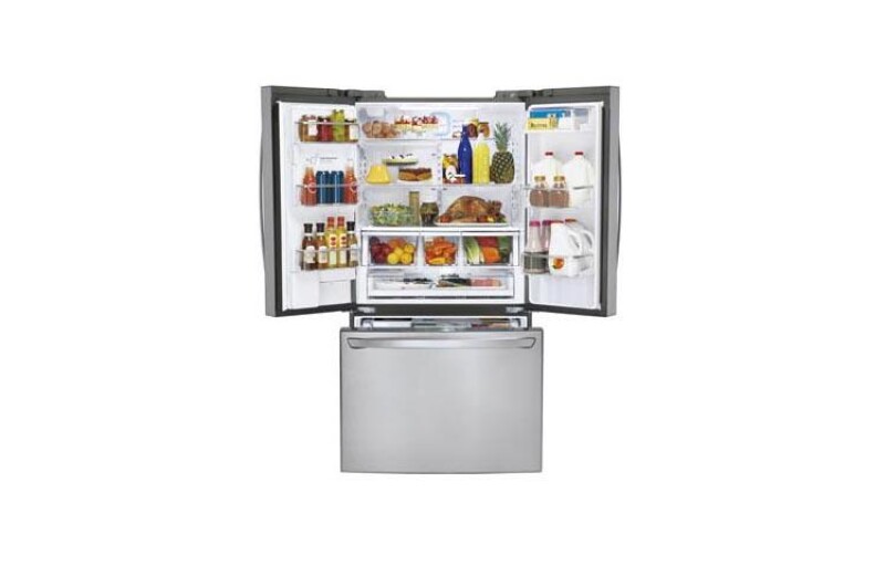 Ultra-Large Capacity Counter Depth 3 Door French Door Refrigerator with Smart Cooling Plus LFX25991ST