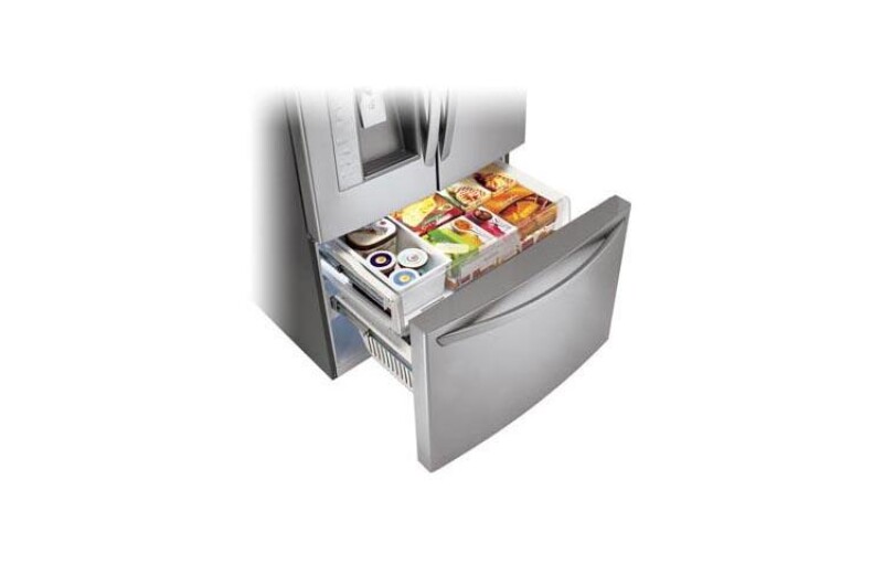 Ultra-Large Capacity Counter Depth 3 Door French Door Refrigerator with Smart Cooling Plus LFX25991ST