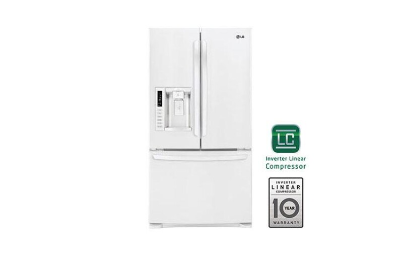 Ultra-Large Capacity 3 Door French Door Refrigerator with Ice & Water Dispenser LFX28978SW