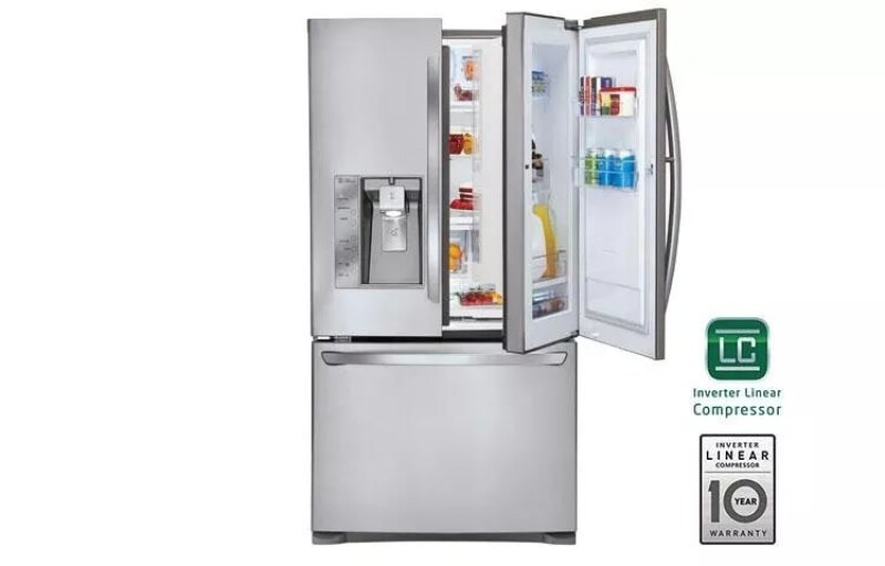 29 cu. ft. Ultra Capacity Door-in-Door® 3-Door French Door Refrigerator w/Dual Ice Makers LFX29945ST