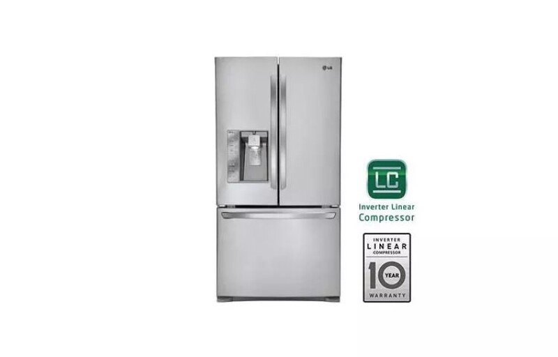 Super-Capacity 3 Door French Door Refrigerator with Smart Cooling Plus technology LFX31925ST