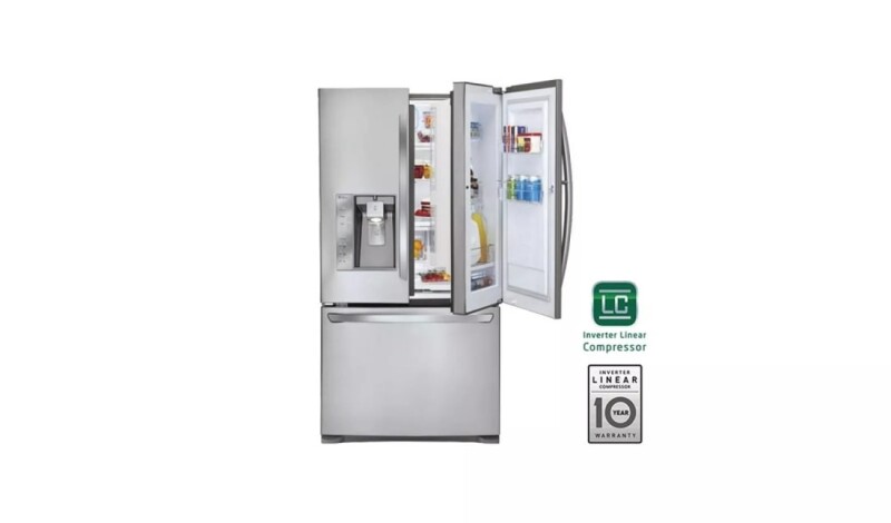 31 cu. ft. Super Capacity 3-Door French Door Refrigerator w/Door-in-Door® LFX31945ST