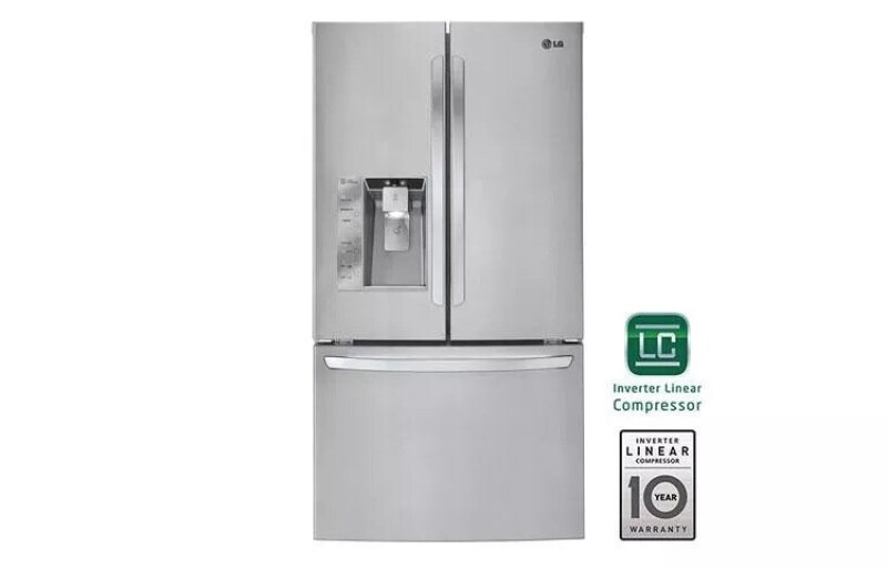 Mega-Capacity 3 Door French Door Refrigerator with Smart Cooling Plus LFX33975ST