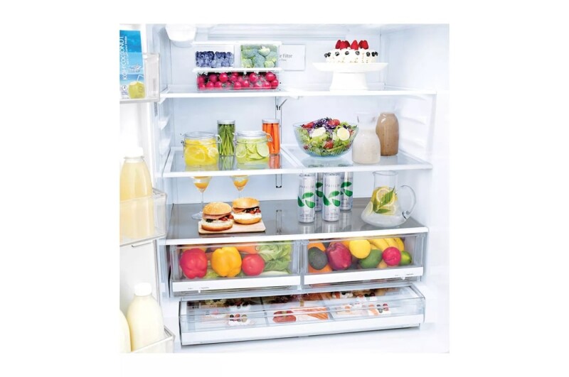 22 cu. ft. Smart wi-fi Enabled French Door Counter-Depth Refrigerator LFXC22526D