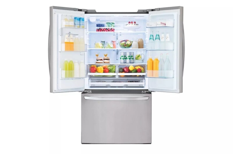 22 cu. ft. Smart wi-fi Enabled French Door Counter-Depth Refrigerator LFXC22526S