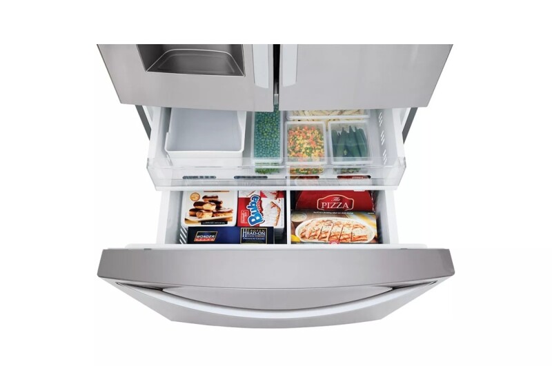 22 cu. ft. Smart wi-fi Enabled French Door Counter-Depth Refrigerator LFXC22526S