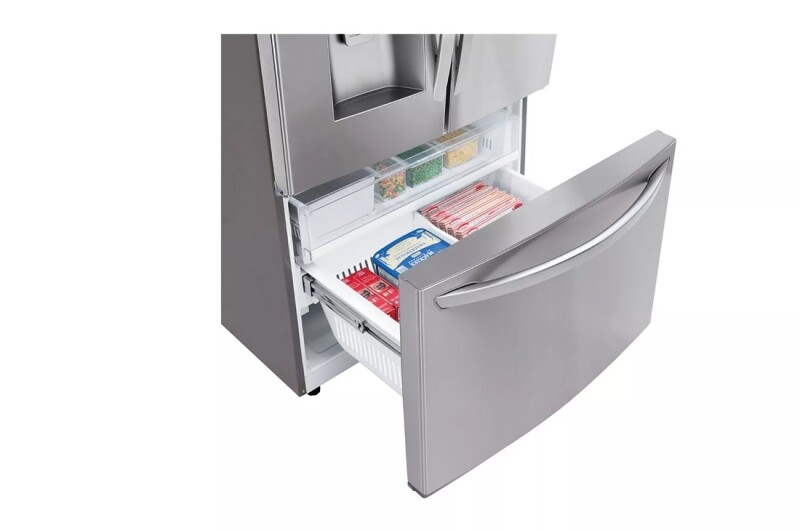 22 cu. ft. Smart wi-fi Enabled French Door Counter-Depth Refrigerator LFXC22526S