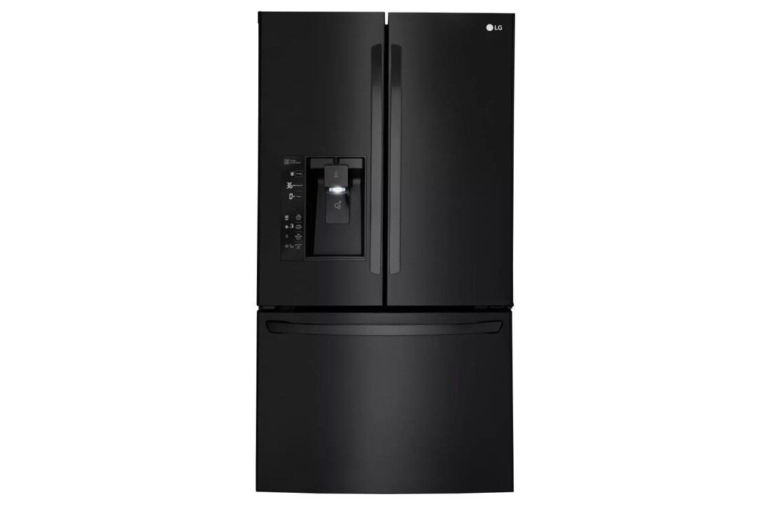 LG 30 cu. ft. French Door Refrigerator Ref Matte Black Stainless Steel LFXS30726M Picture 1