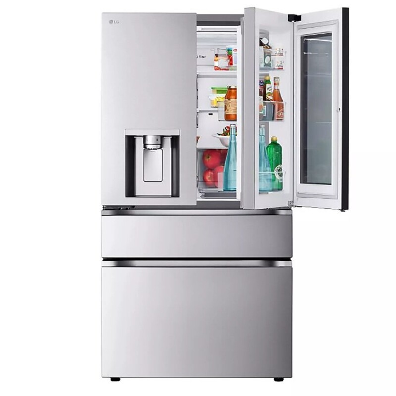 29 cu. ft. Smart InstaView® Door-in-Door® Standard-Depth MAX™ 4-Door French Door Refrigerator with MyColor™ and Craft Ice™ LH29S8565S