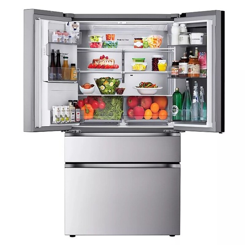 29 cu. ft. Smart InstaView® Door-in-Door® Standard-Depth MAX™ 4-Door French Door Refrigerator with MyColor™ and Craft Ice™ LH29S8565S